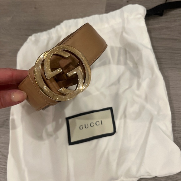 Gucci nude belt - Picture 1 of 3